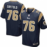 Nike Men & Women & Youth Rams #76 Saffold Navy Team Color Game Jersey,baseball caps,new era cap wholesale,wholesale hats